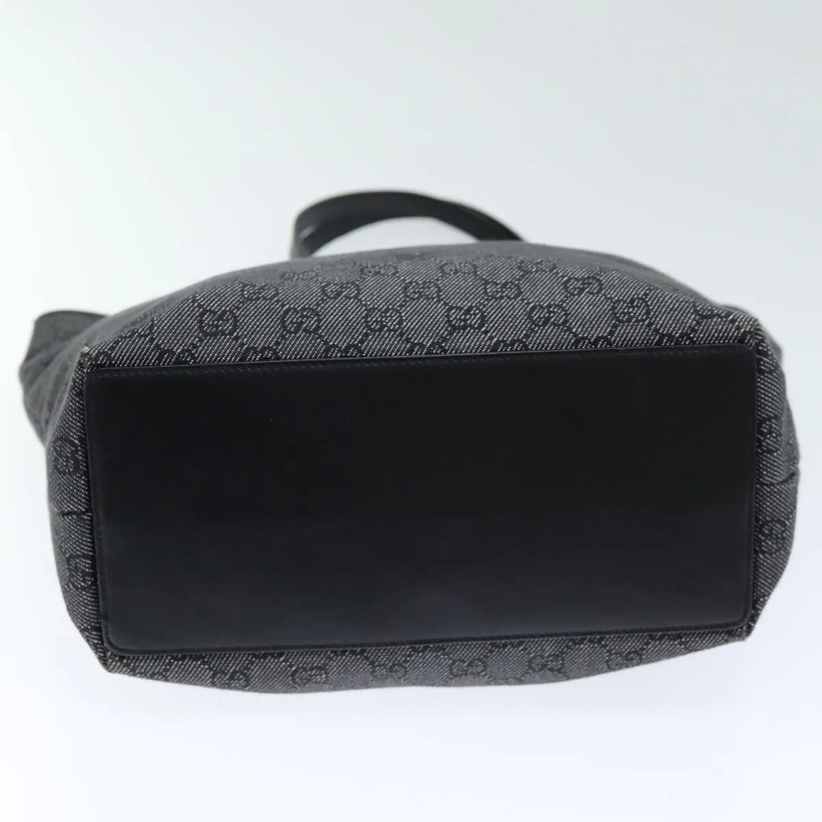 GUCCI GG Canvas Tote Bag Black 31243 75310