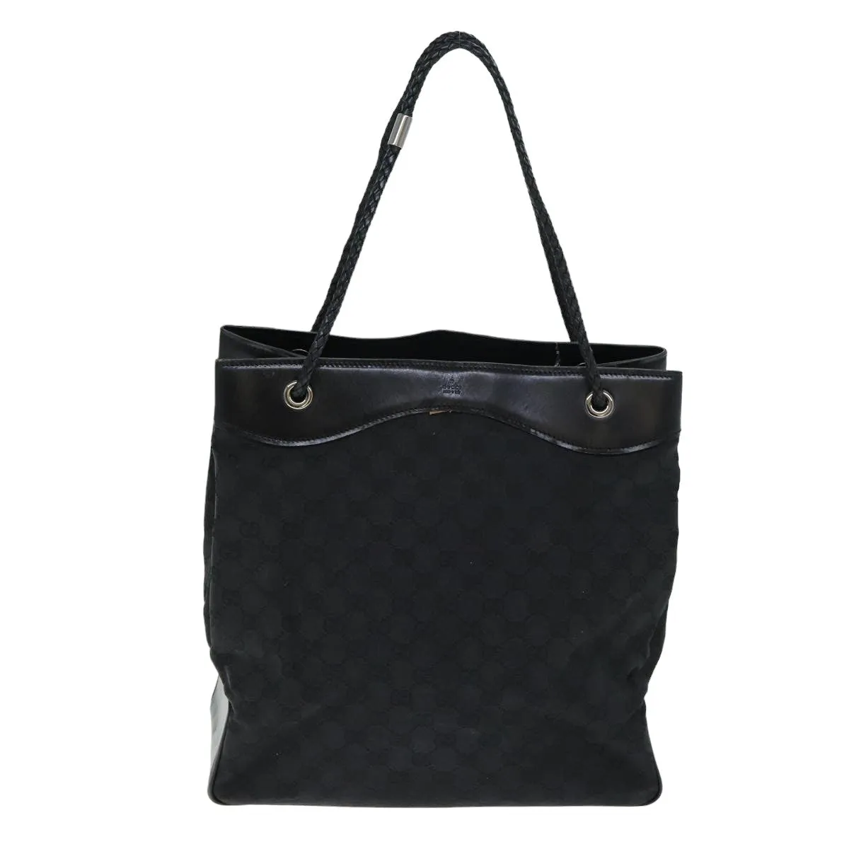 GUCCI GG Canvas Tote Bag Black fm3557