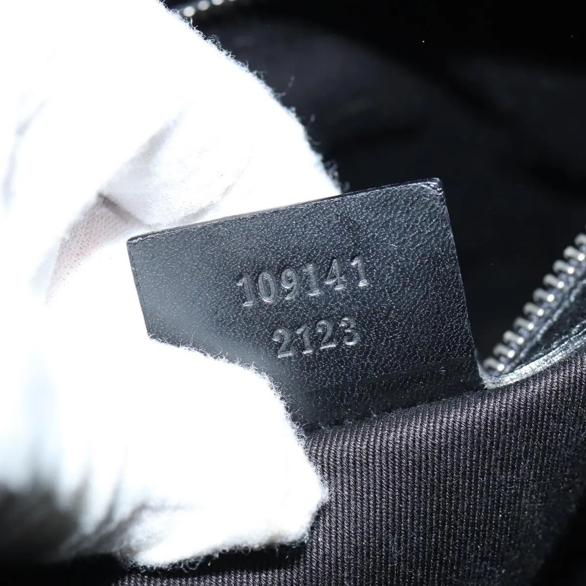 GUCCI GG Canvas Tote Bag Black fm3557