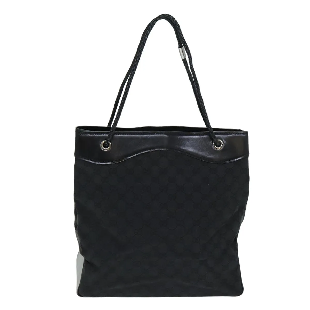 GUCCI GG Canvas Tote Bag Black fm3557