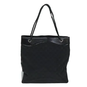 GUCCI GG Canvas Tote Bag Black fm3557