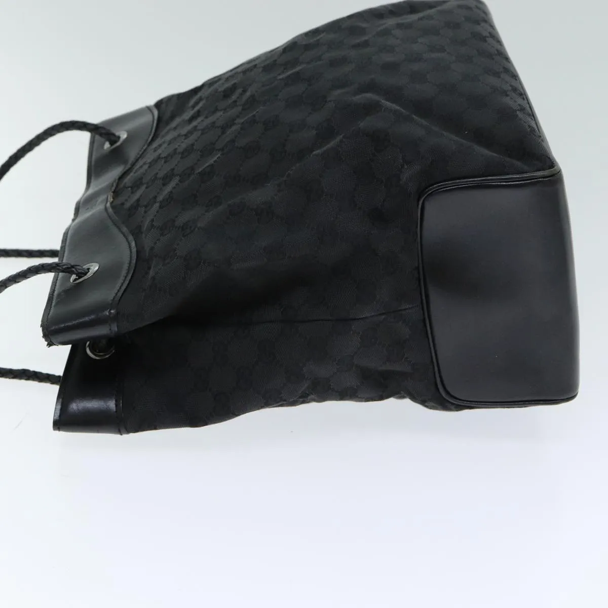 GUCCI GG Canvas Tote Bag Black fm3557