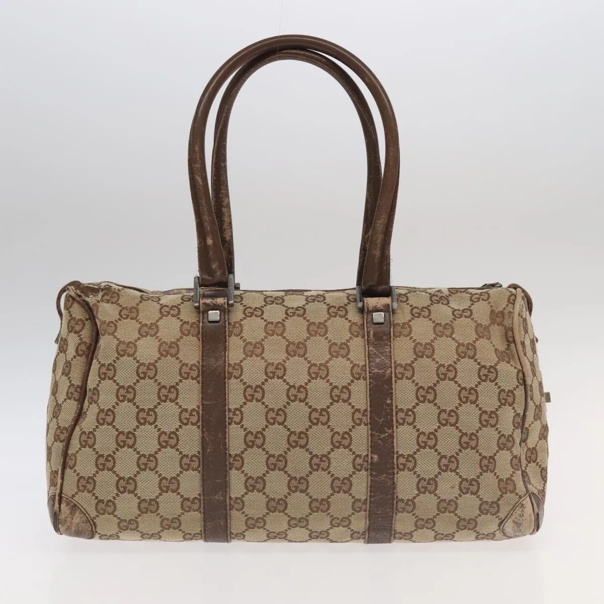 GUCCI GG Canvas Tote Bag Coated Canvas 2Set Beige Green Red ti2431