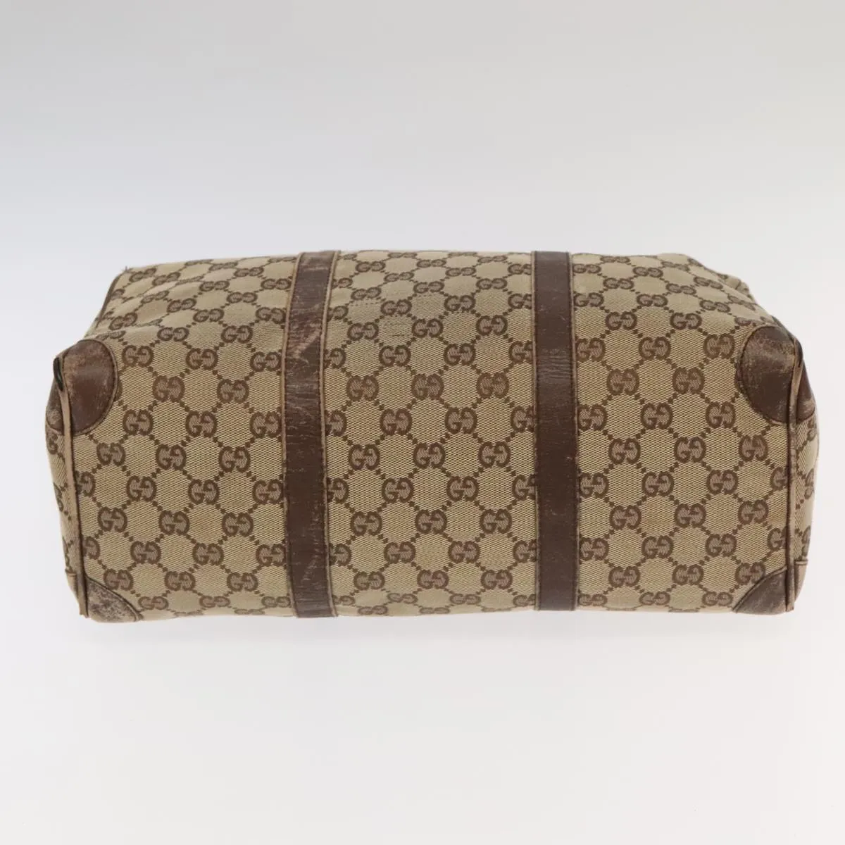GUCCI GG Canvas Tote Bag Coated Canvas 2Set Beige Green Red ti2431