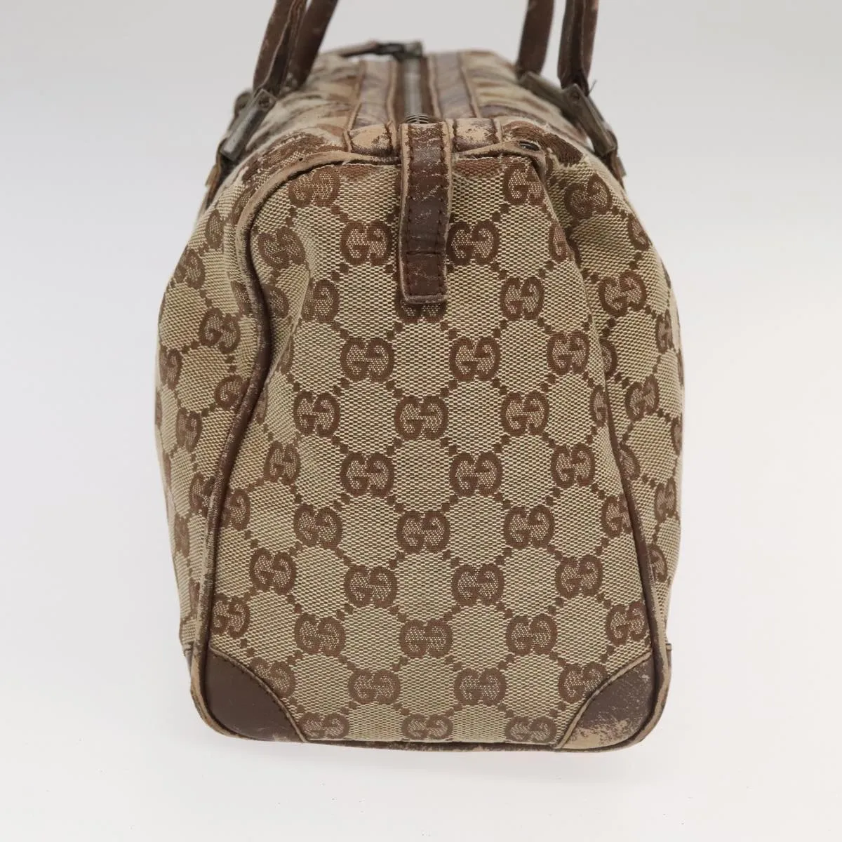 GUCCI GG Canvas Tote Bag Coated Canvas 2Set Beige Green Red ti2431