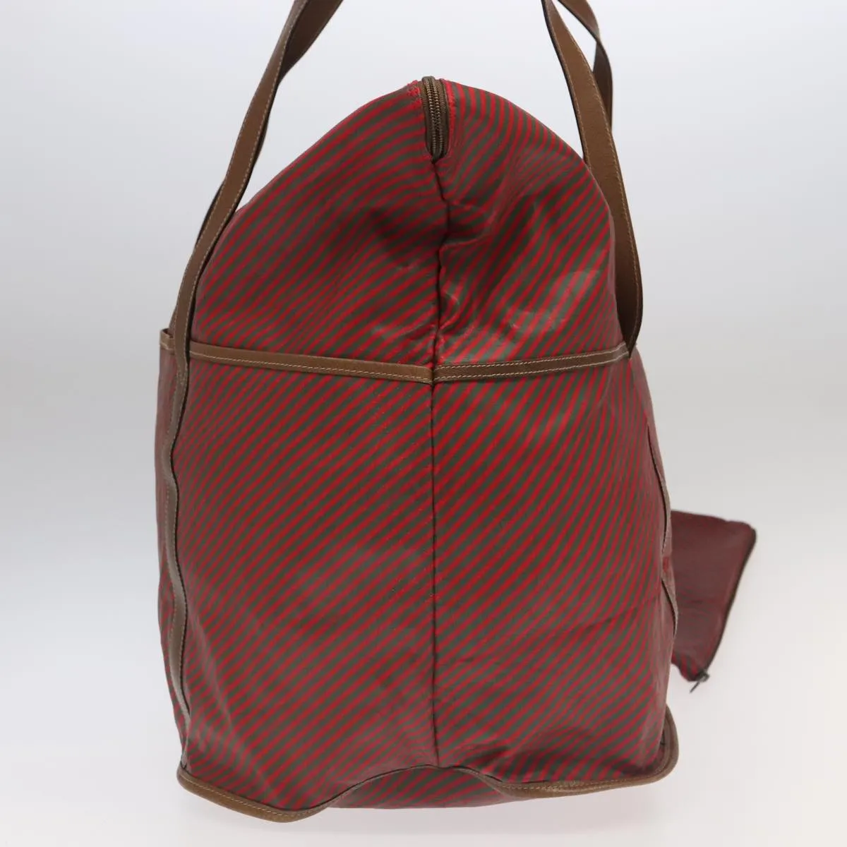 GUCCI GG Canvas Tote Bag Coated Canvas 2Set Beige Green Red ti2431