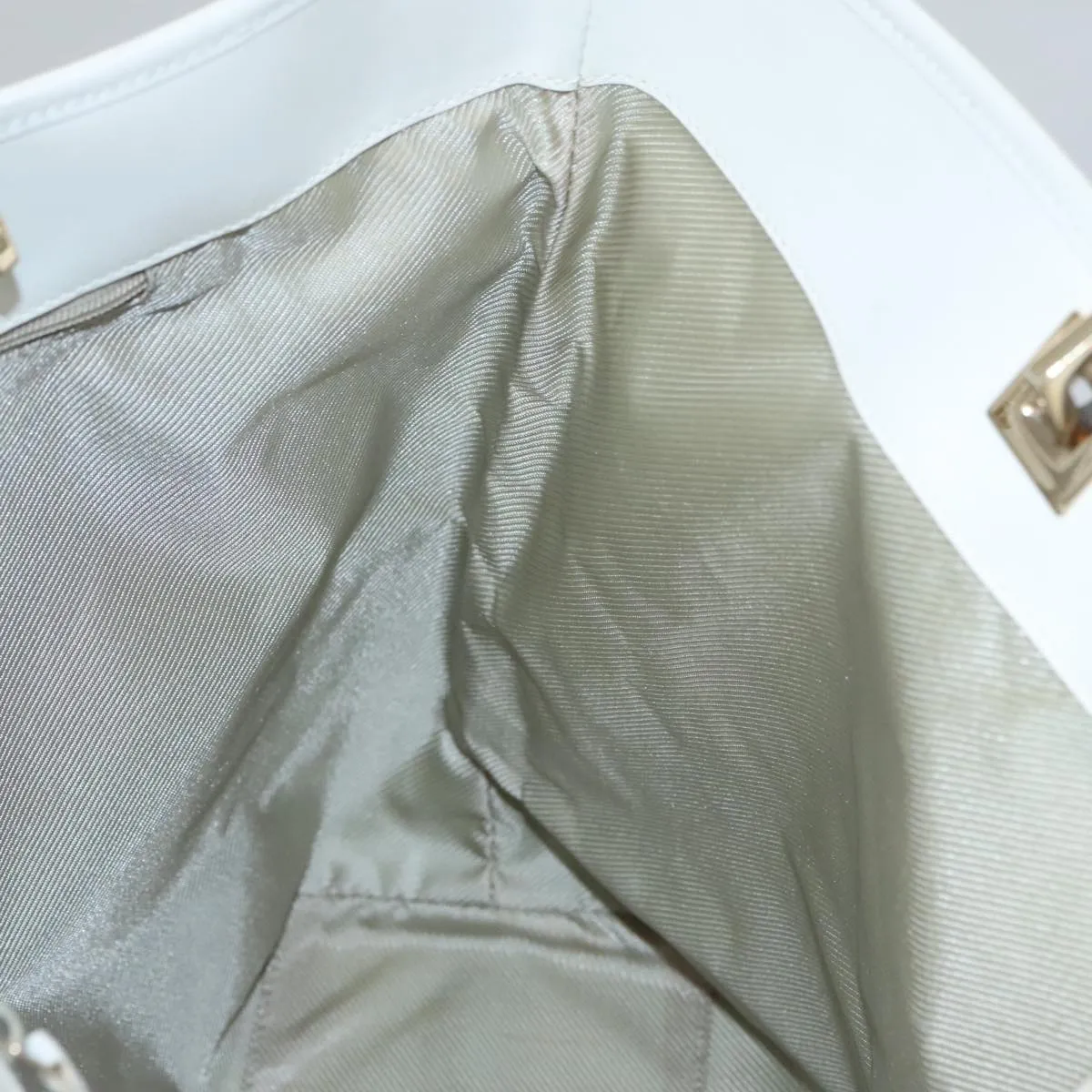 GUCCI GG Canvas Tote Bag Light Blue White gold 002 1098 78557