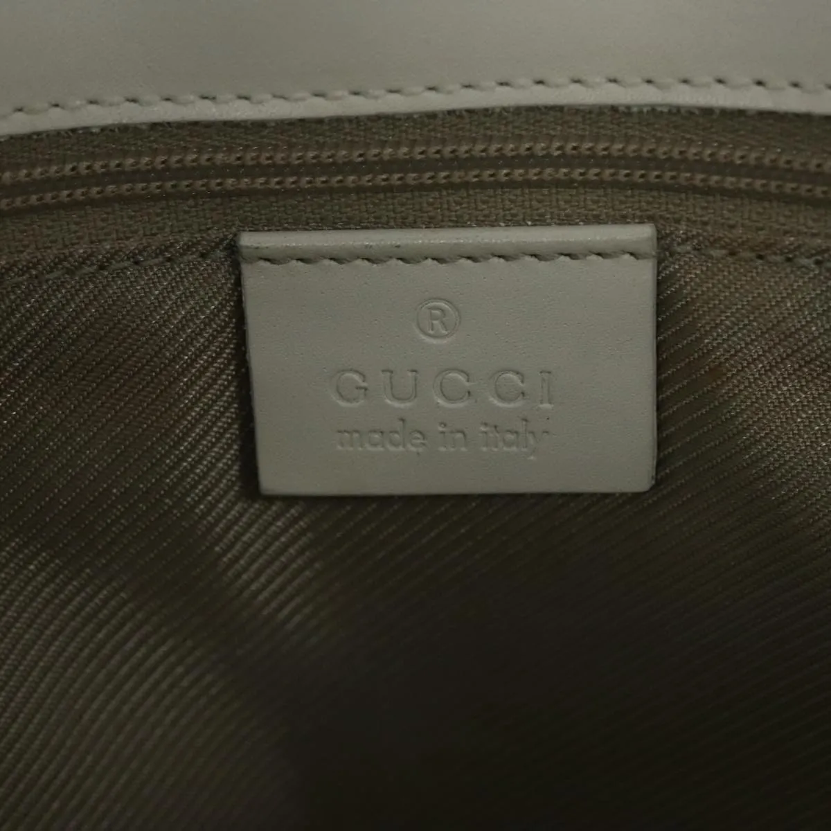 GUCCI GG Canvas Tote Bag Light Blue White gold 002 1098 78557