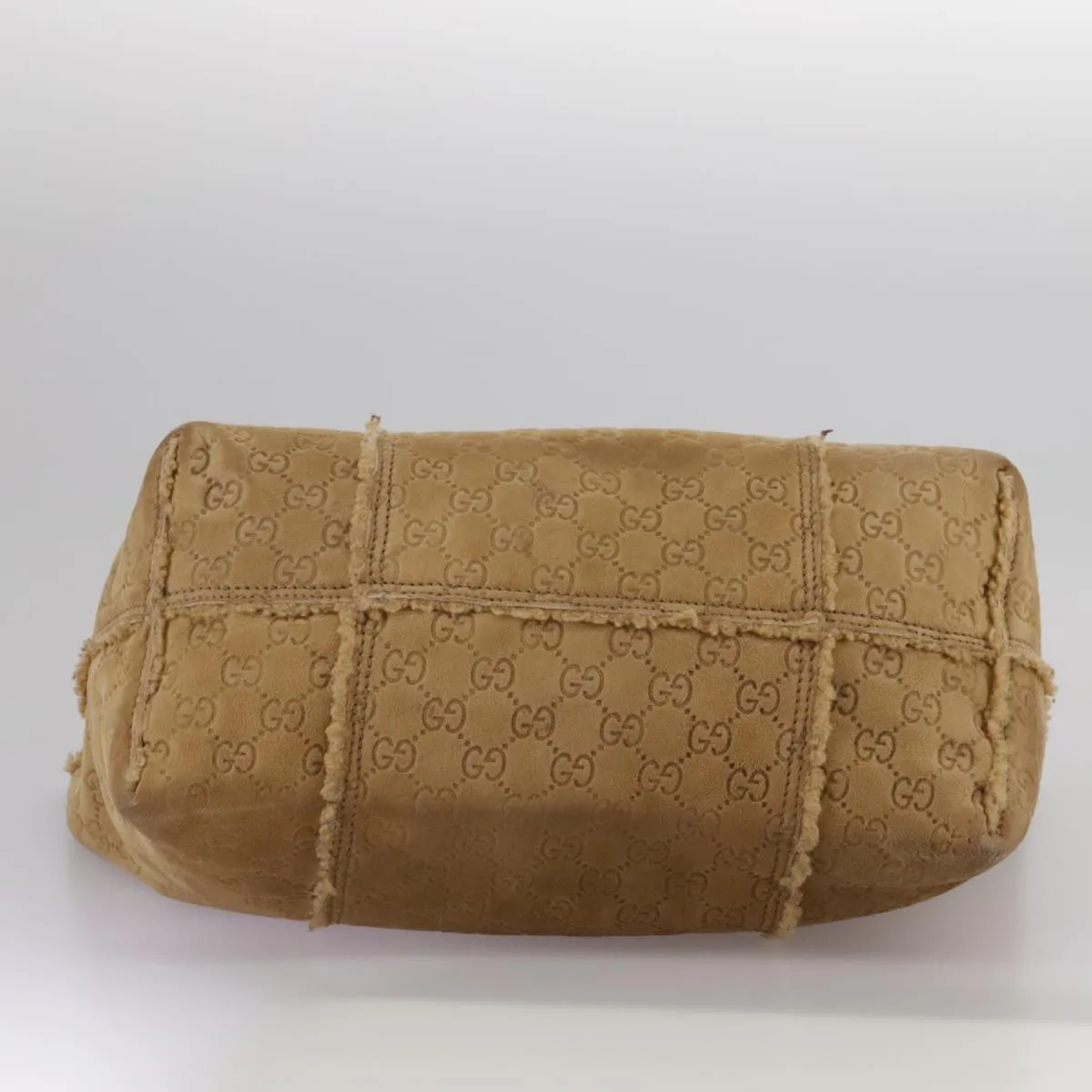 GUCCI GG Canvas Tote Bag Mouton Brown 139260 106822