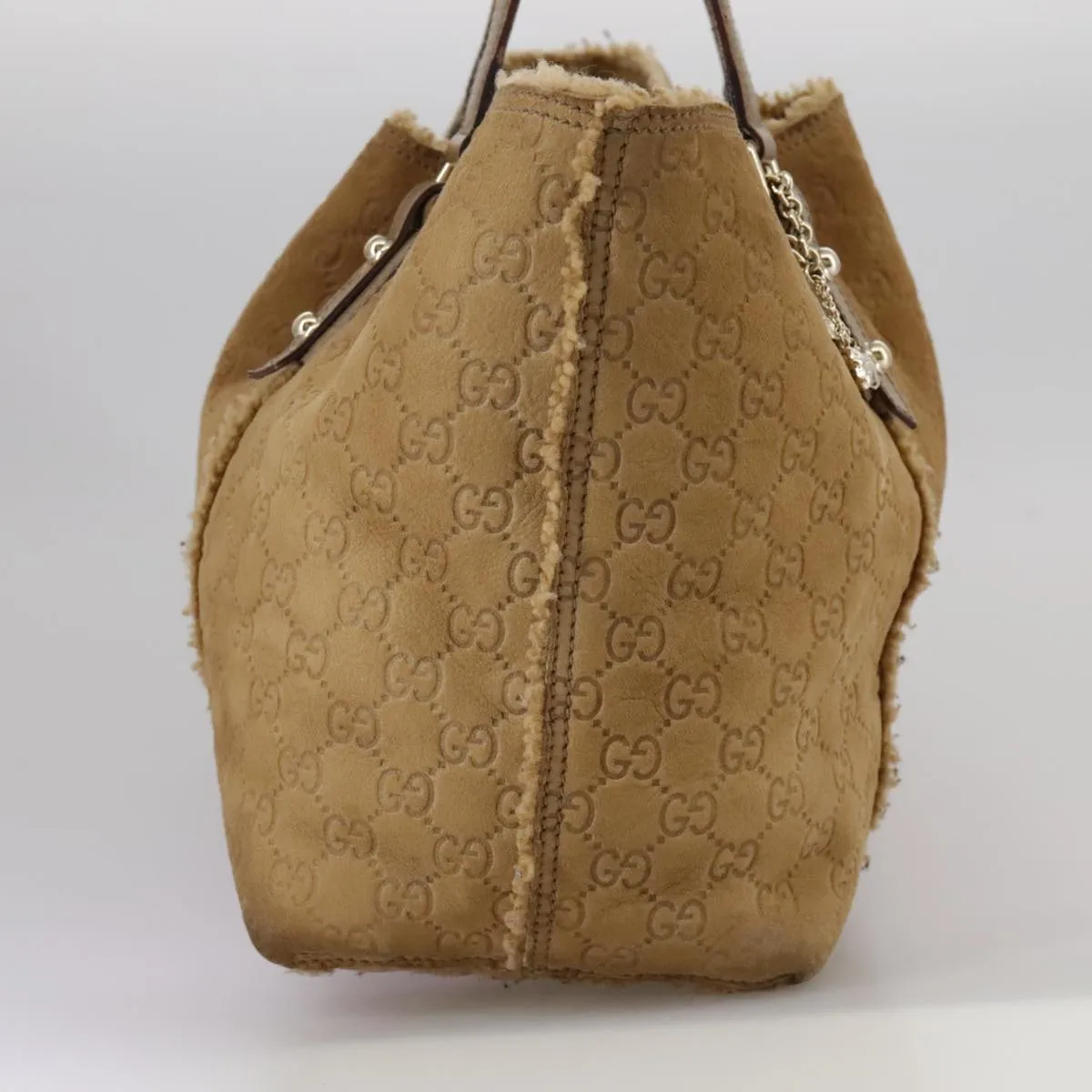 GUCCI GG Canvas Tote Bag Mouton Brown 139260 106822
