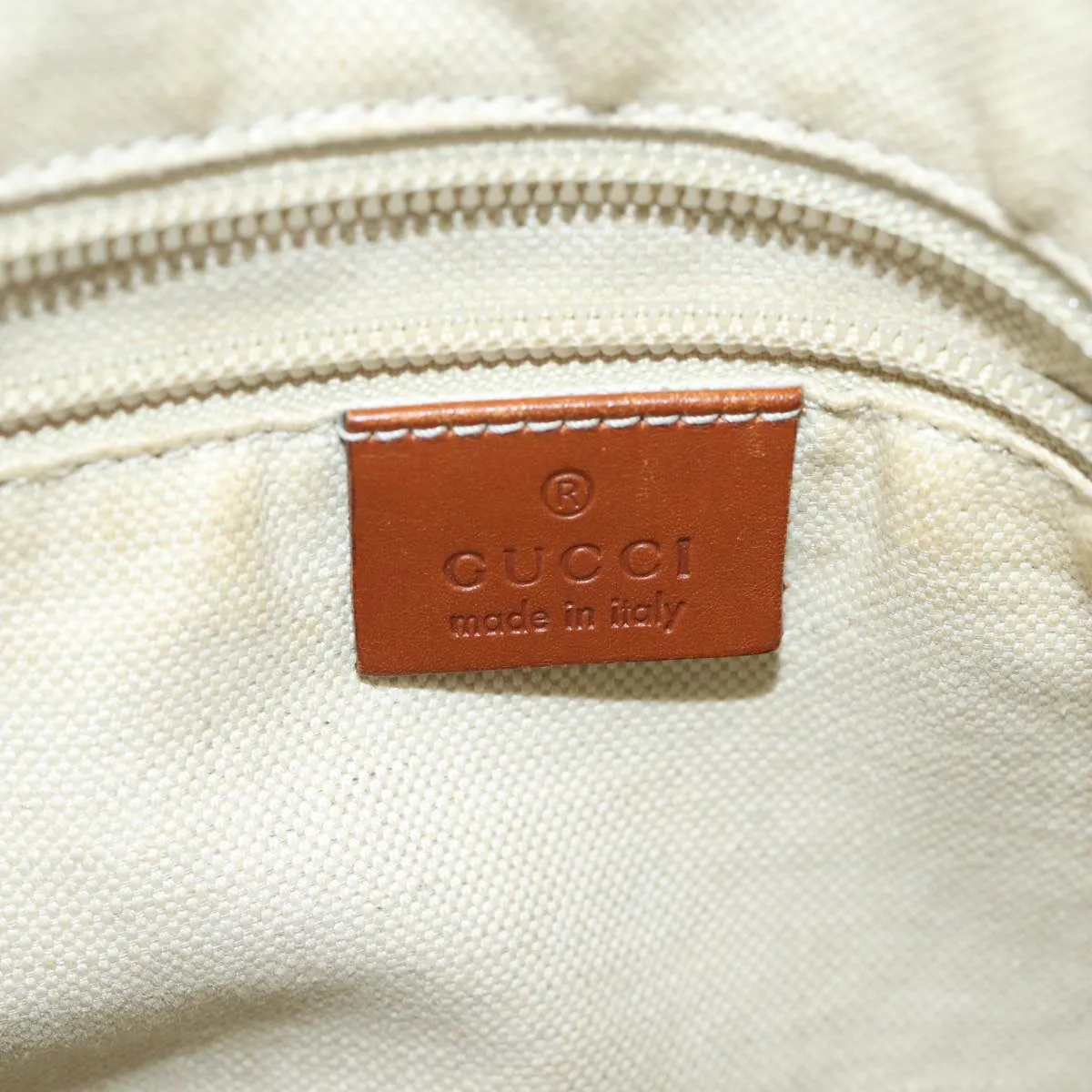 GUCCI GG Canvas Tote Bag Nylon Navy 72423