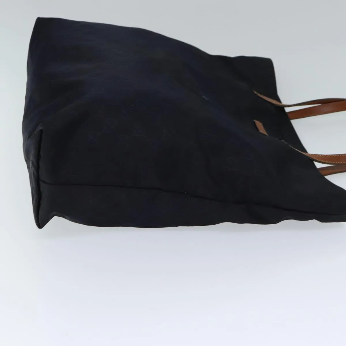 GUCCI GG Canvas Tote Bag Nylon Navy 72423