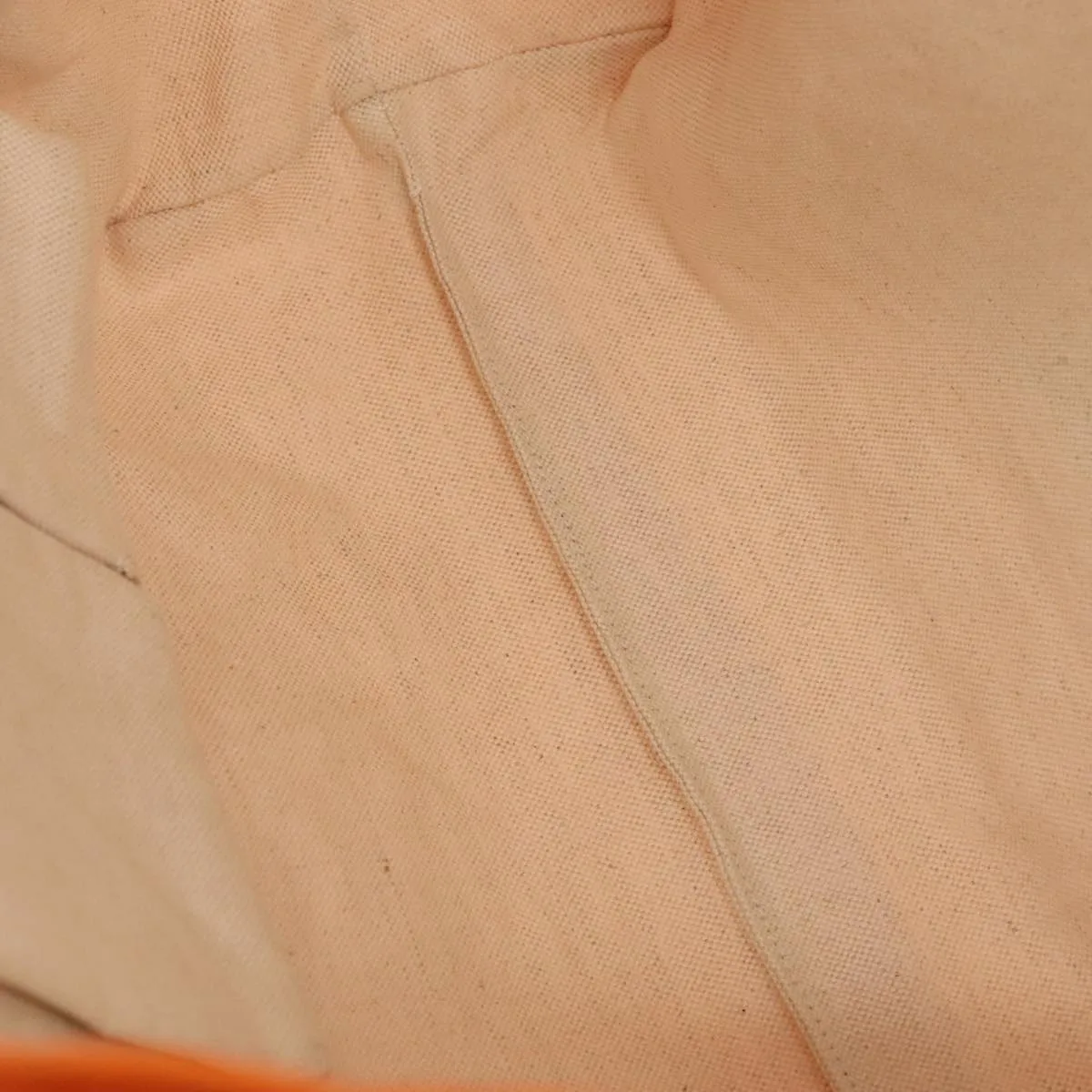 GUCCI GG Canvas Tote Bag Nylon Orange Silver 282439 88179