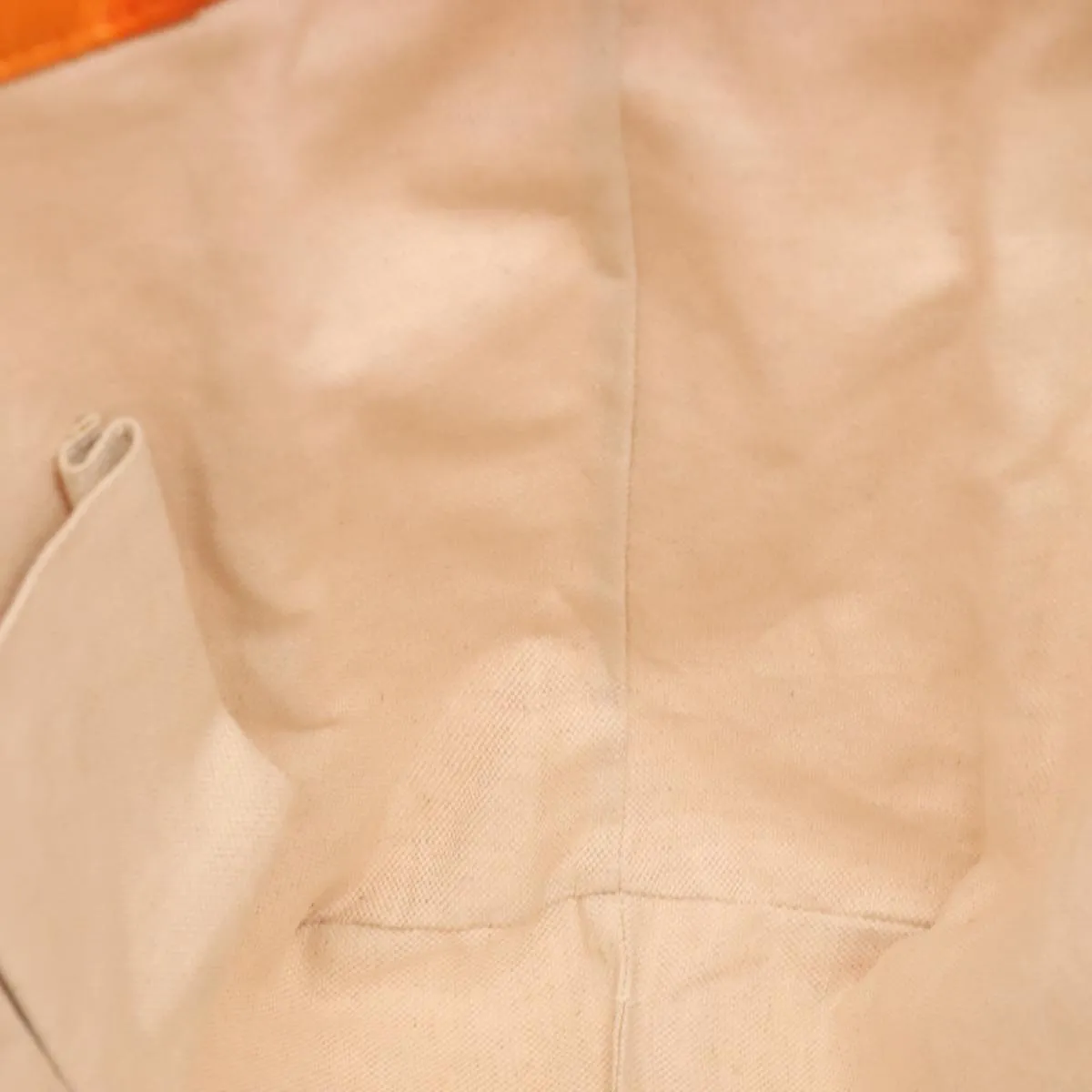 GUCCI GG Canvas Tote Bag Nylon Orange Silver 282439 88179
