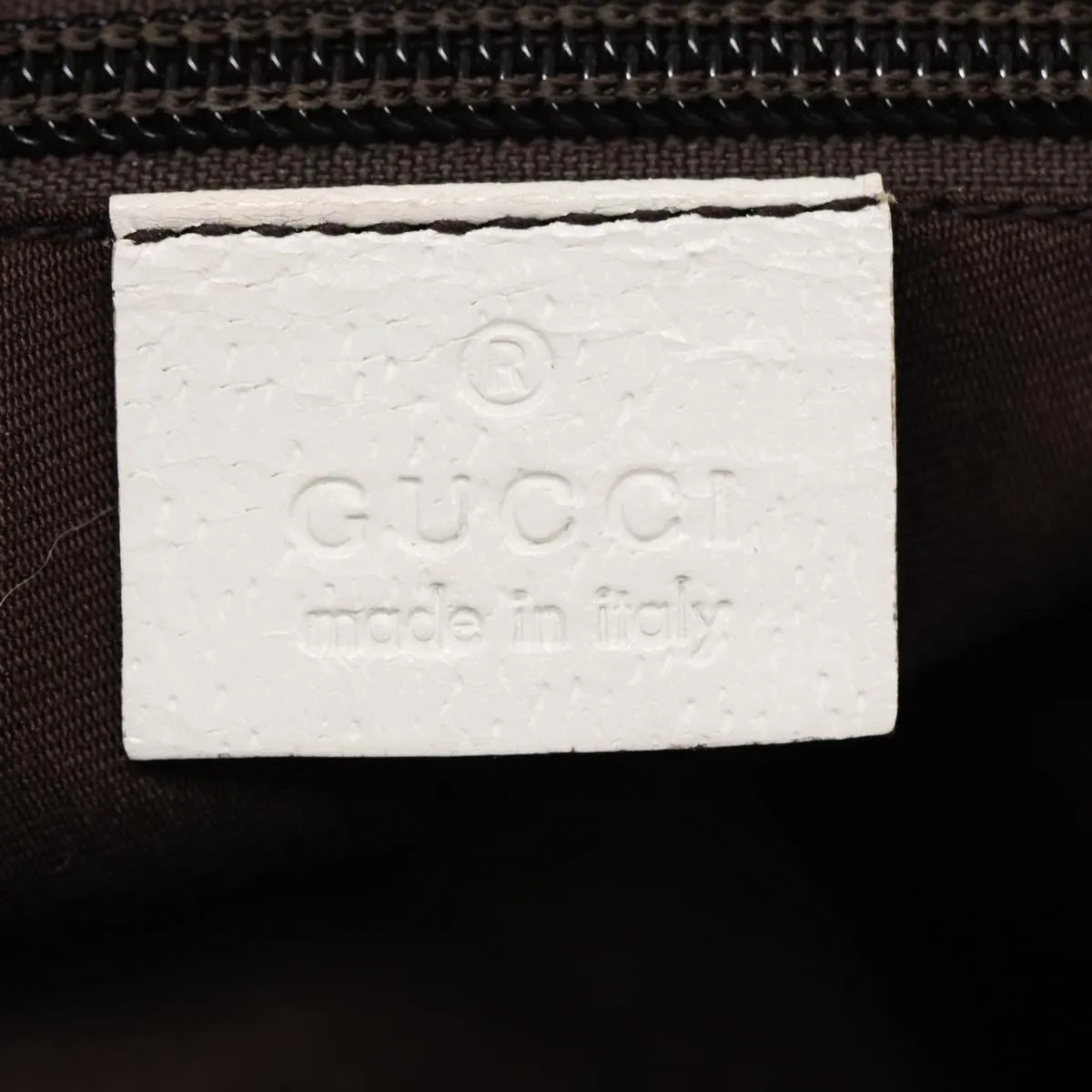 GUCCI GG Supreme Tote Bag White Beige gold 131230 ki4782