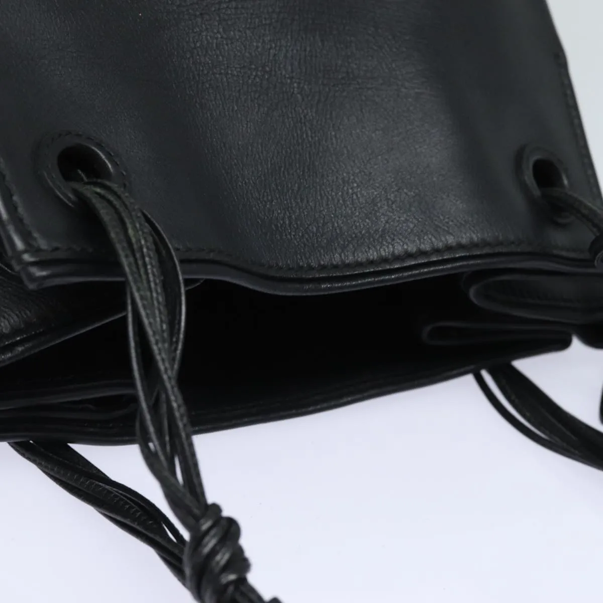 GUCCI Tote Bag Leather Black fm3585