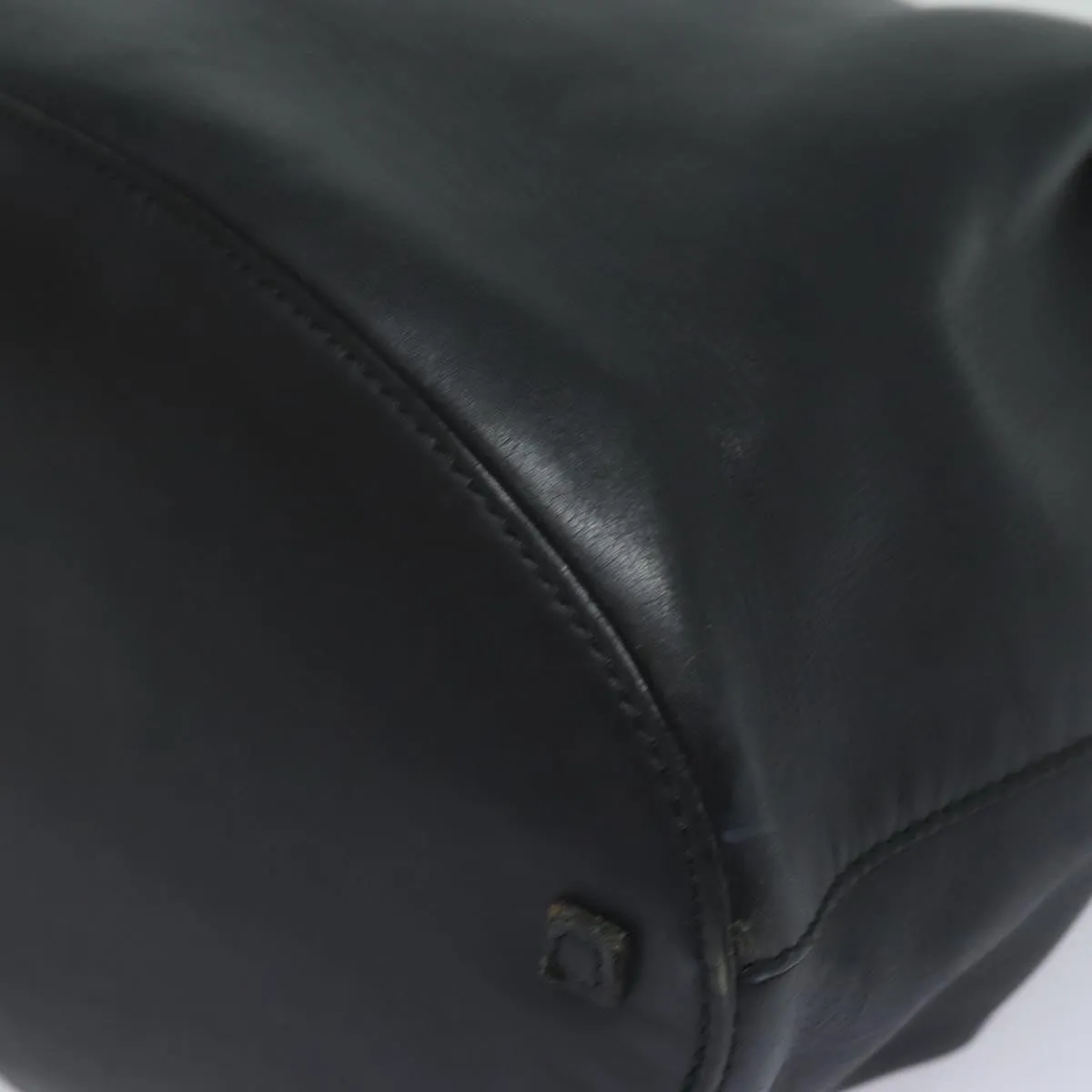GUCCI Tote Bag Leather Black fm3585