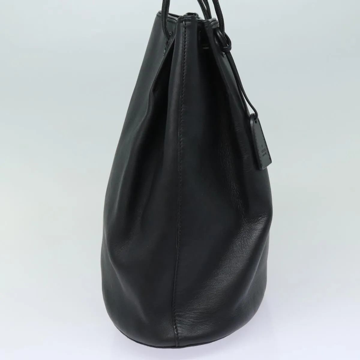 GUCCI Tote Bag Leather Black fm3585