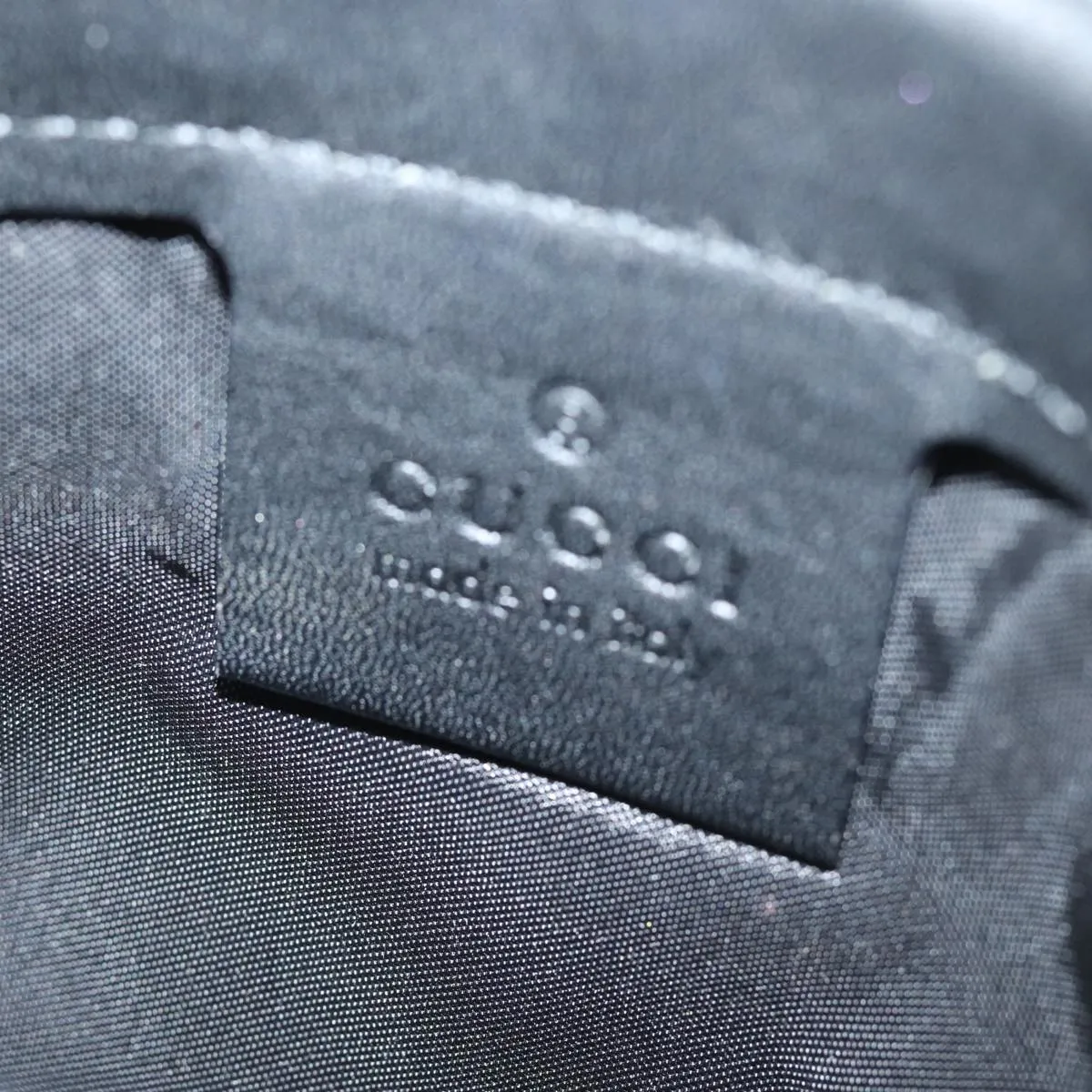 GUCCI Tote Bag Leather Black fm3585