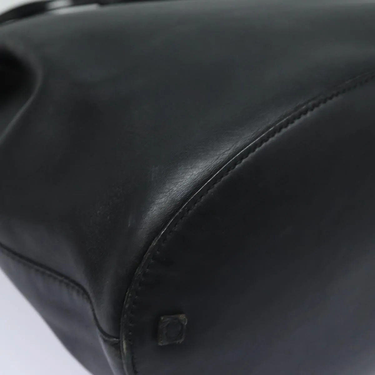 GUCCI Tote Bag Leather Black fm3585