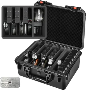Gun Pistol Case for Multi Handguns - Holds Multiple Hand Guns Case & Magazines, Pre-cut Waterproof Carrying Hard Shell Pistol Case for Pistols, Storage Box for Beretta, Smith and Wesson, for Glock