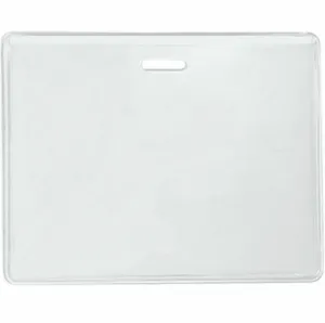 Heavy Duty Soft Flexible Landscape ID Card Holder CH-IDCW22ES (100 pack)