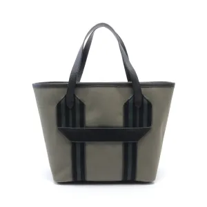 Hermes Pursangre Mm Veau Degré Shoulder Bag Tote Toile Military Clemence Leather Khaki Green Black B Stamp