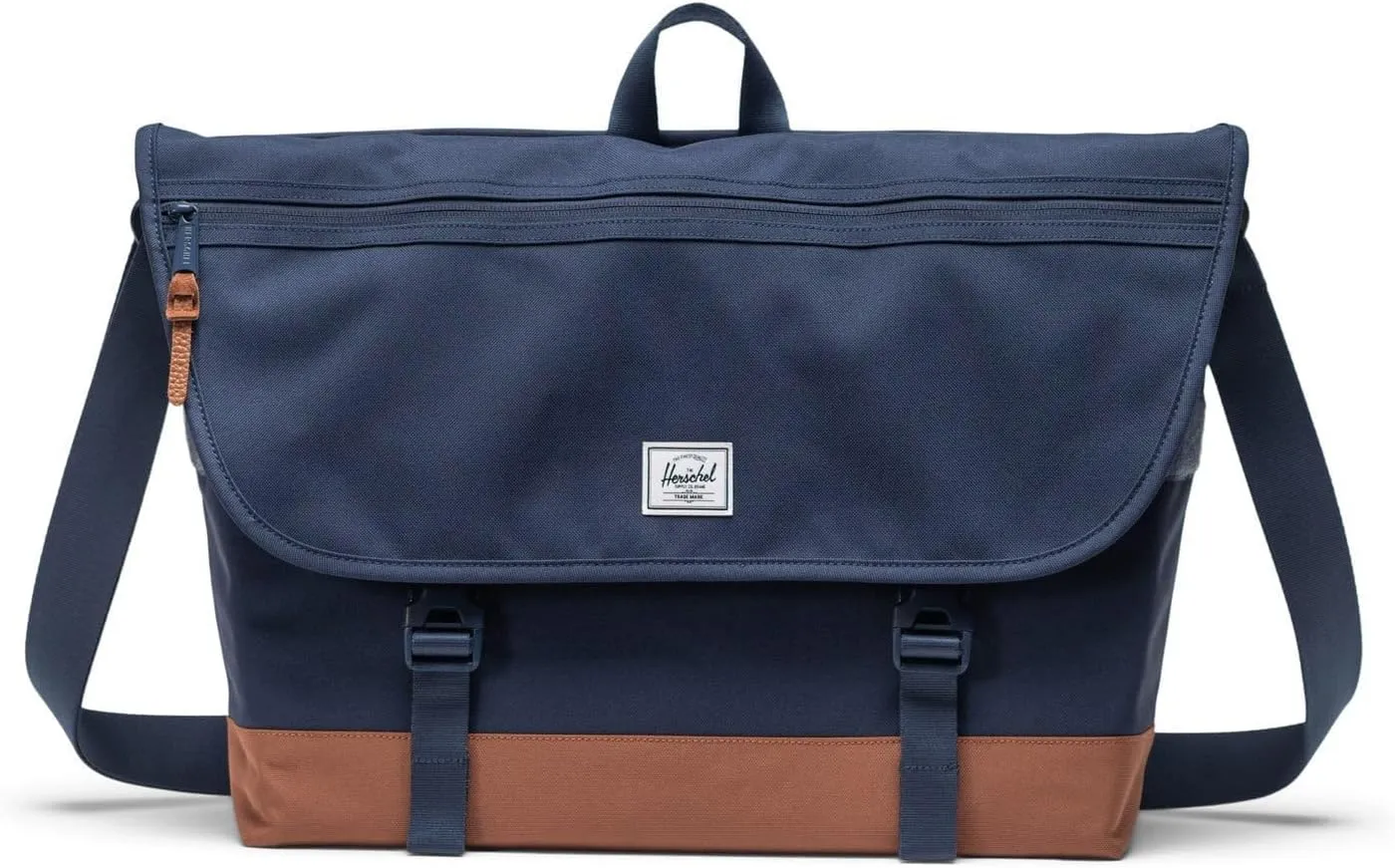 Herschel Supply Co. Cove Messenger, Navy/Saddle Brown