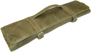 Hide & Drink, Chef's Knife Roll Bag (8 Pockets), Portable Knife Organizer, Cooking Accessories, Travel Bag, Full Grain Leather, Handmade