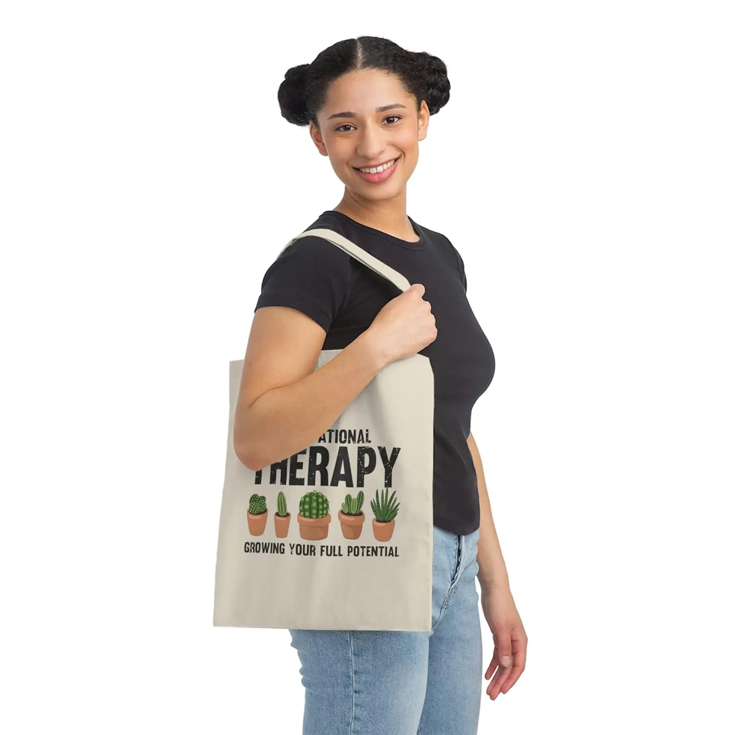 Hilarious Succa Succulent Home Gardening Horticulture Lover Humorous Crassulaceae Horticultural Enthusiast Canvas Tote Bag