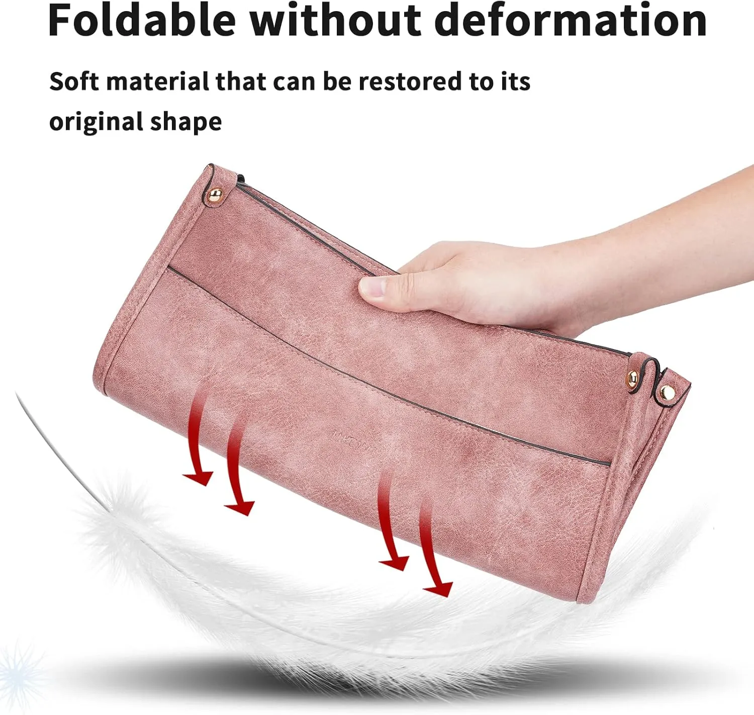 HKCLUF Crossbody Bags for Women Trendy Vegan Leather Hobo Handbags With 2PCS Adjustable Guitar Strap Shoulder Bucket Bags