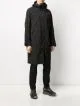 hooded rain coat