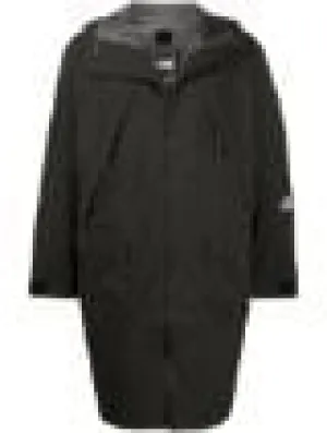hooded rain coat