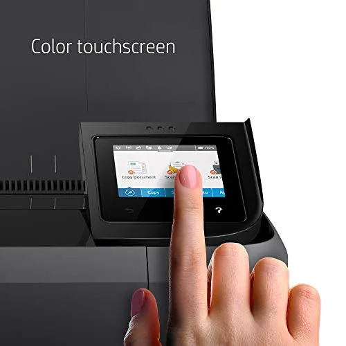 HP OfficeJet 250 All-in-One Portable Printer with Wireless & Mobile Printing, Works with Alexa (CZ992A), Black, Normal