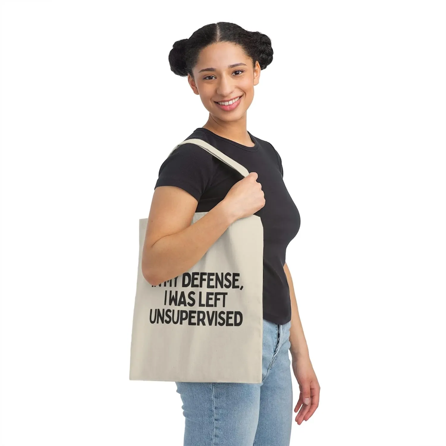 Humorous Sarcastic Troublemakers Defensive Statements Pun Hilarious Unsupervised Introverts Sarcasm Sayings Canvas Tote Bag