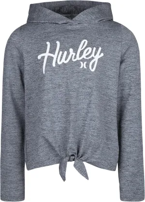 Hurley Girls' Long Sleeve Hooded Top