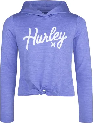 Hurley Girls' Long Sleeve Hooded Top