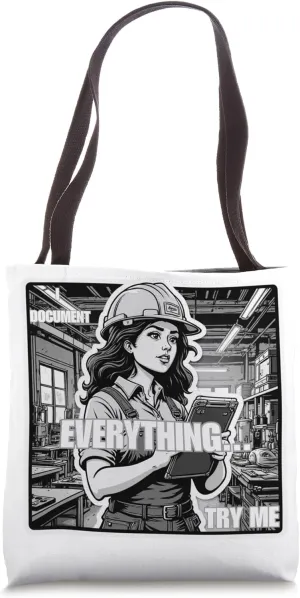 I Document Everything Try Me Tote Bag