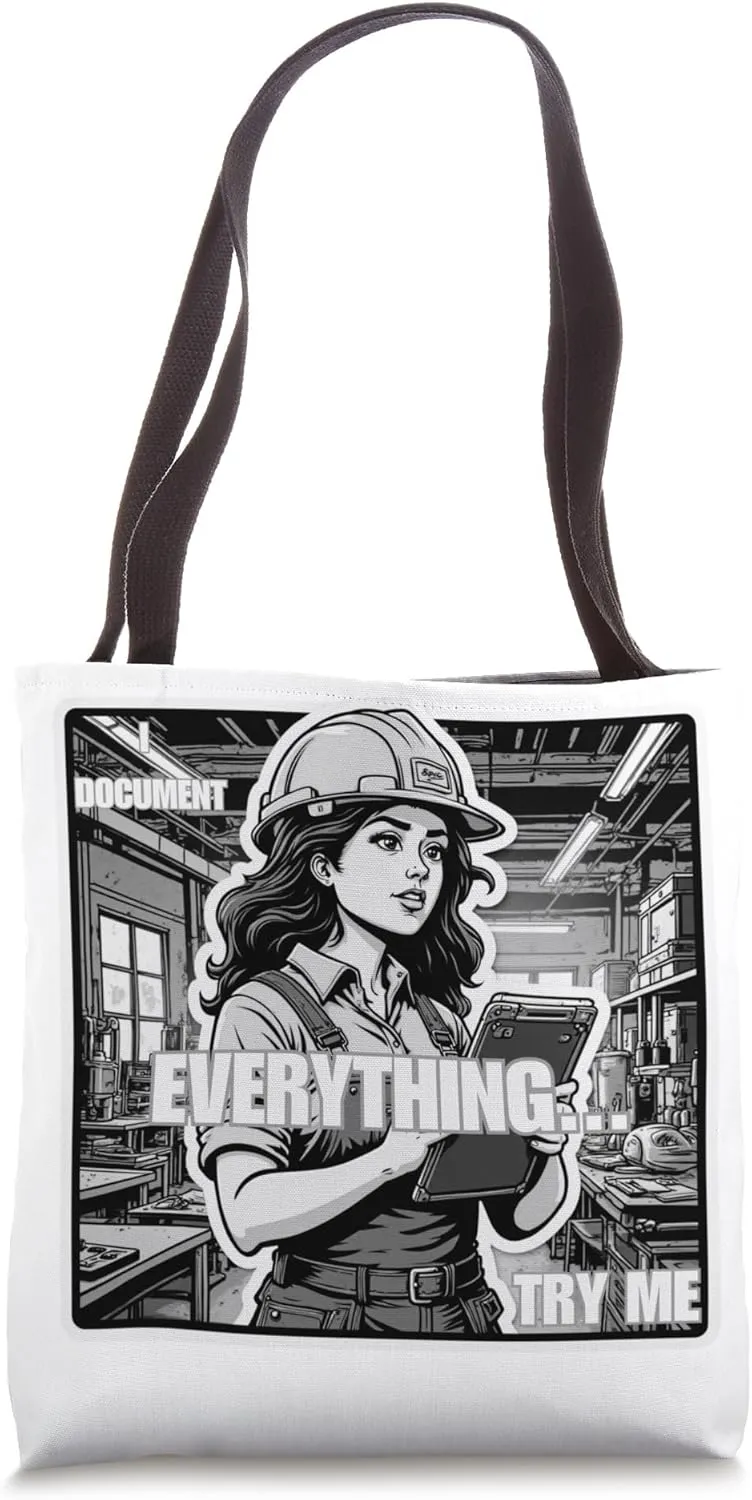 I Document Everything Try Me Tote Bag