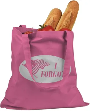 I Forgot Election 2024 I Voted Sticker Cotton Canvas Tote Bag