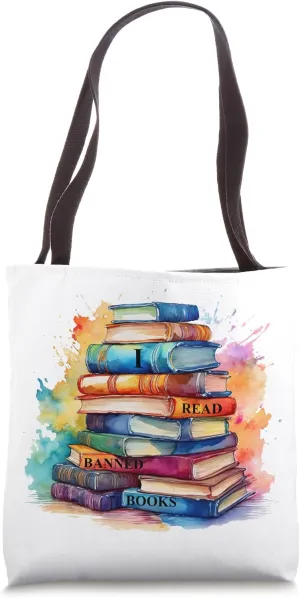 I READ BANNED BOOKS Tote Bag