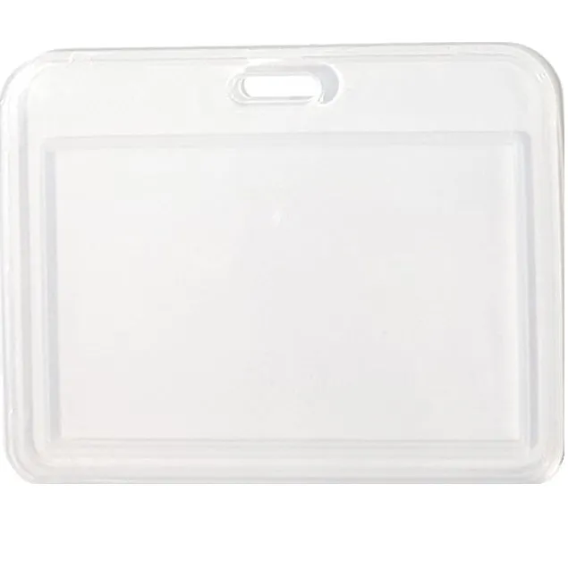ID Card Holder Heavy Duty Polypropene Landscape CH-IDCW1180H - Pkt 100