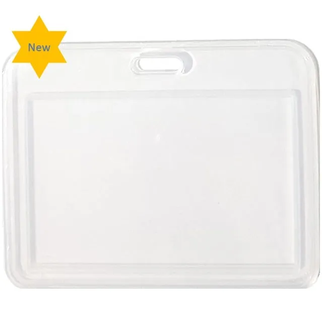 ID Card Holder Heavy Duty Polypropene Landscape CH-IDCW1180H - Pkt 100