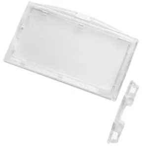 ID Plastic Card Holder Clear / Frosted Lockable Universal CH-IDCW609 - Pkt 100