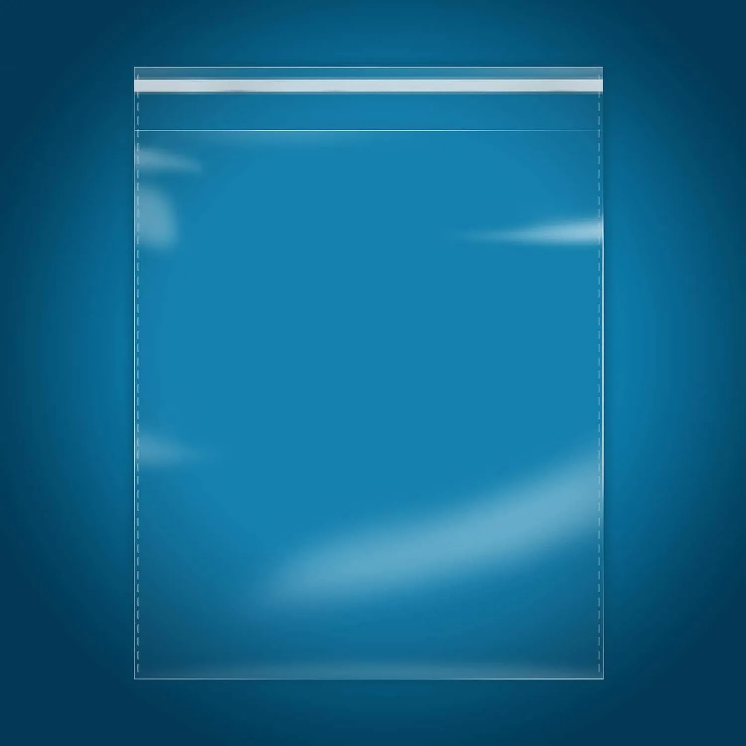 iMailer - 100 Count - 14" x 20" Large Cellophane Bags - Clear Cello Resealable Plastic Poly Bags for Clothing, T-Shirts, Pants