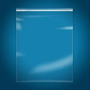 iMailer - 100 Count - 14" x 20" Large Cellophane Bags - Clear Cello Resealable Plastic Poly Bags for Clothing, T-Shirts, Pants