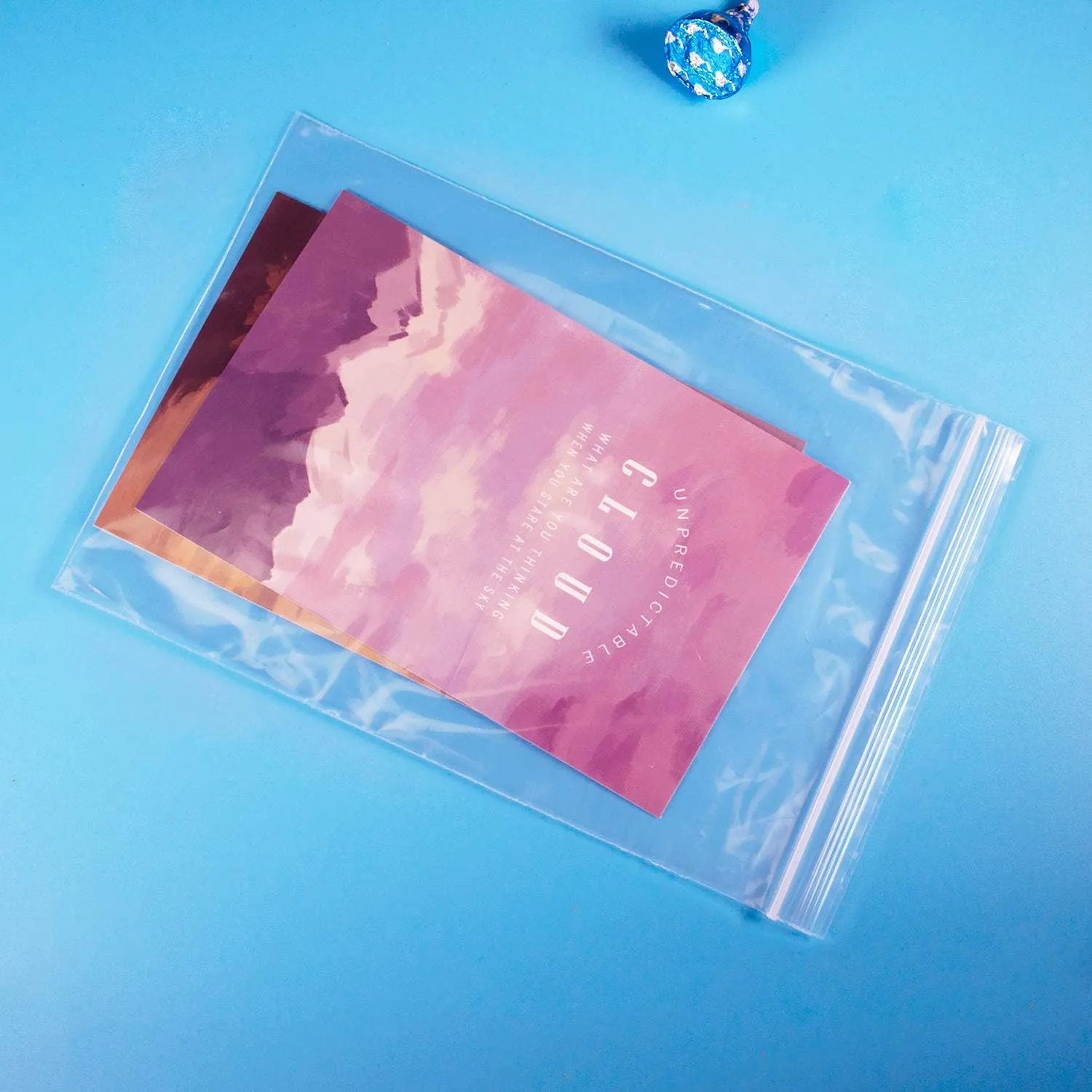 iMailer - 100 Count - 8" x 10" Zip Bags - Clear Reclosable Zip Plastic Poly Bags 2 Mil with Resealable Lock Seal Zipper for Art Prints, Brochure, Photoes, Handicraft Gift