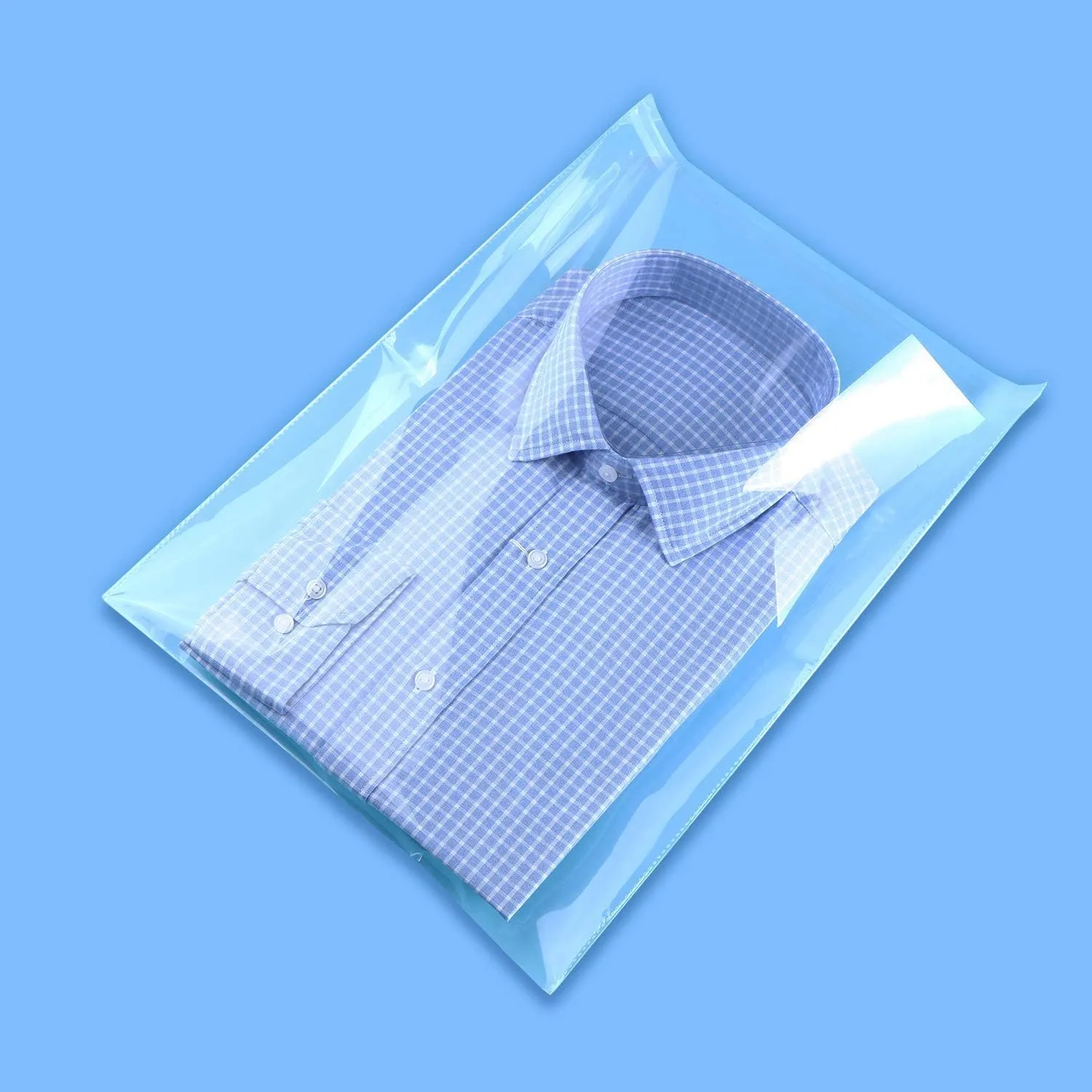iMailer - 1000 Pack - 12" x 15" Self Seal Clear Cellophane Bags- Resealable Plastic Poly Cello Bags for Clothing, T-Shir, Prints, Photos, Documents