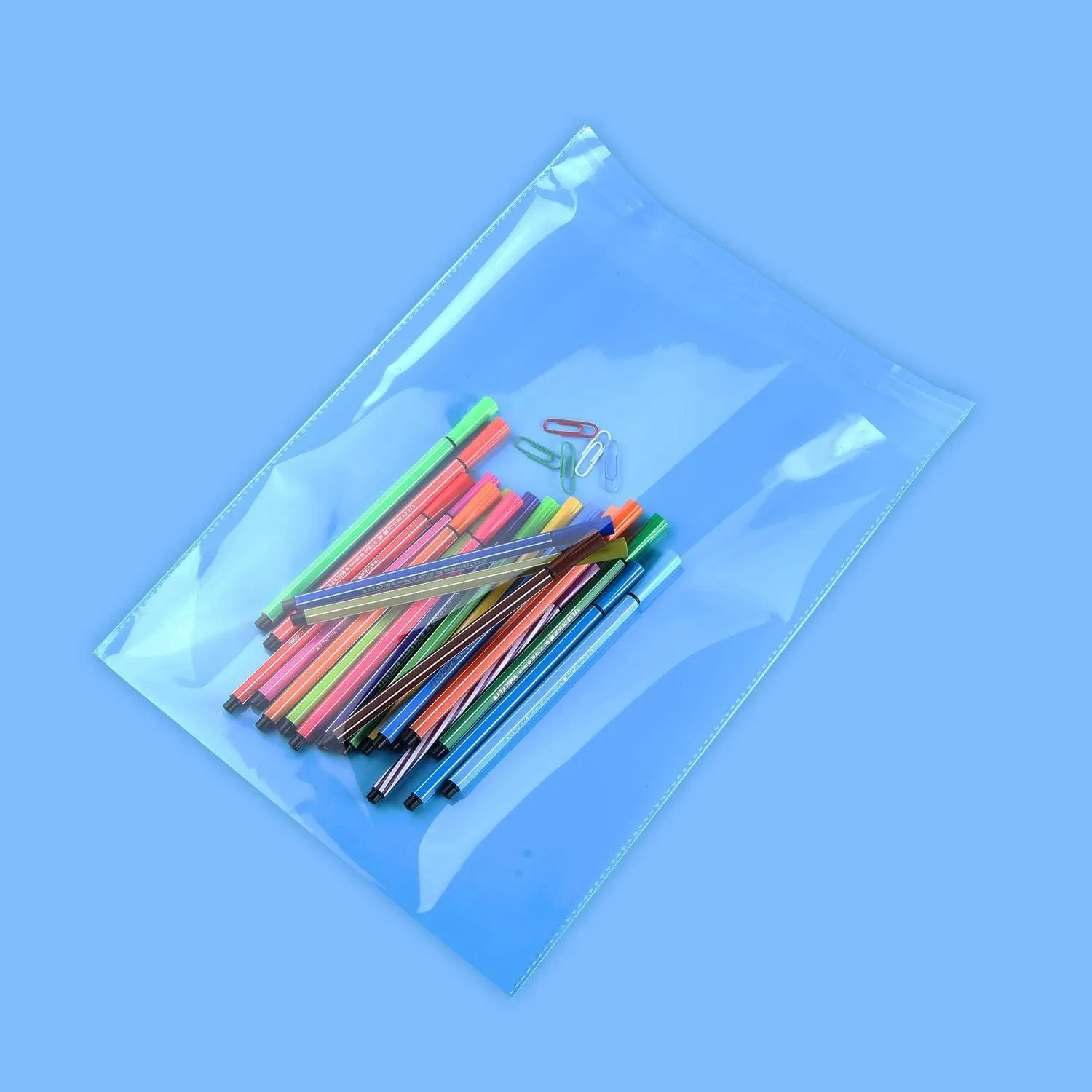 iMailer - 1000 Pack - 8" x 10" Self Sealing Cellophane Bags - Clear Cello Resealable Plastic Poly Bags for Art Prints, Packaging, Photo, Jewelry