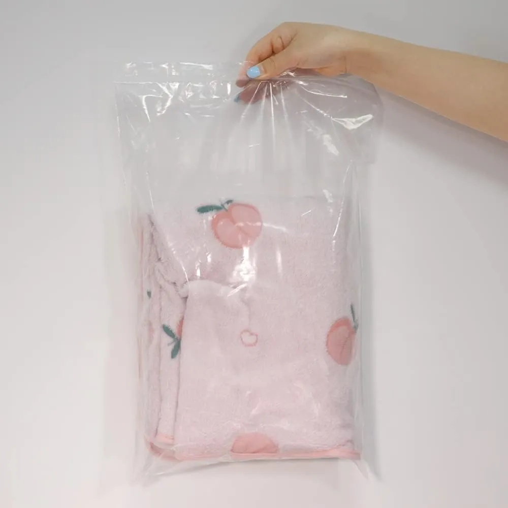 iMailer - 200 Count - 12" x 15" Large Zip Bags - 2 Mil Reclosable Zip Plastic Poly Bags with Lock Seal Zipper for Storage, Clothing, T-Shirts, Pants